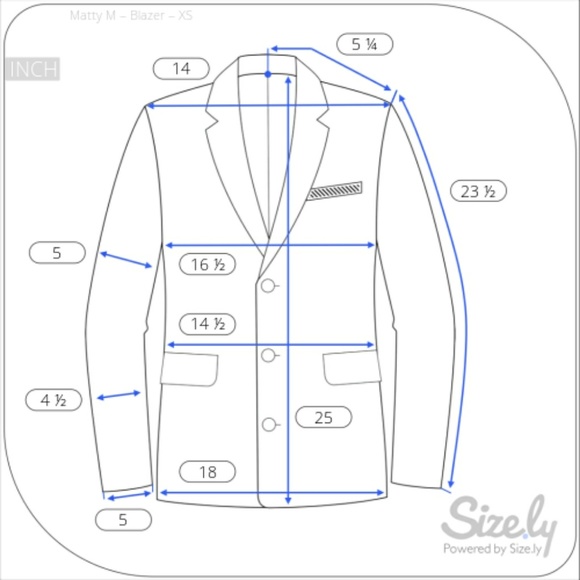 Matty M Dark Green Blazer - Picture 8 of 8